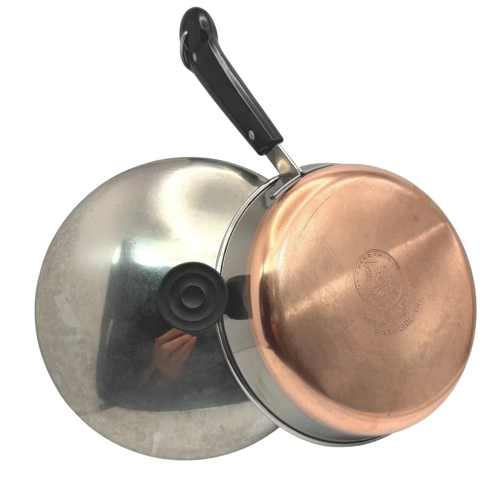 Vintage Revere Ware Double Ring 8